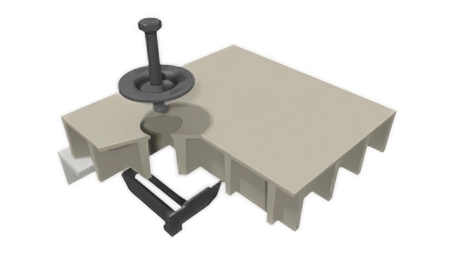 MEISER: GFRP Safety Floor Clamp T M0442