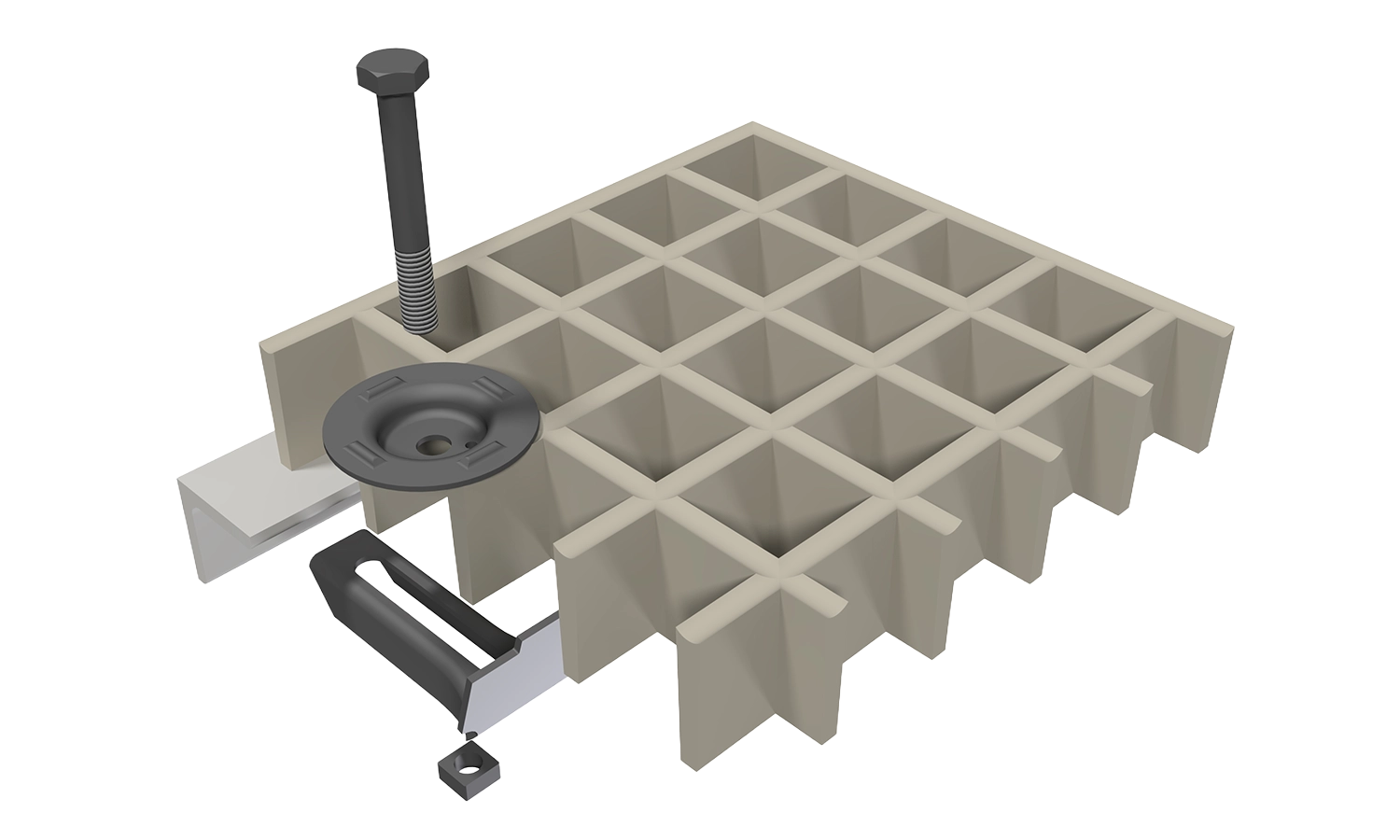 MEISER: FRP Clamp T M0442