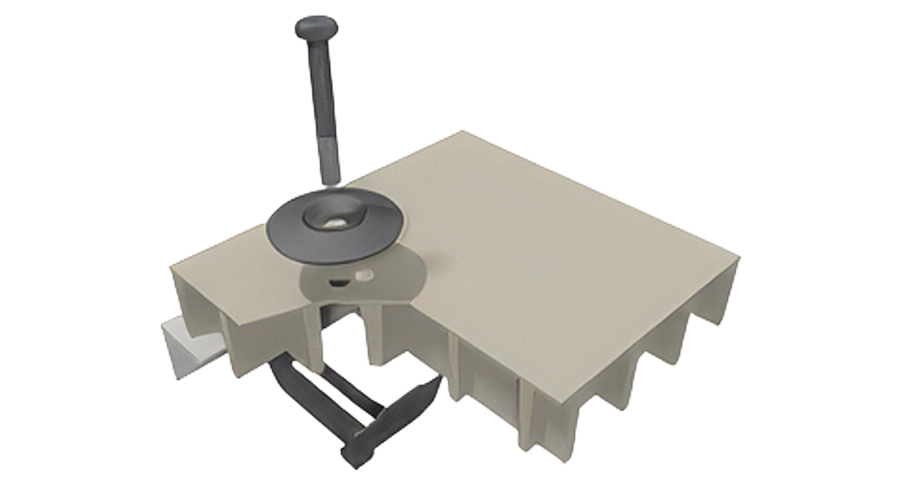 MEISER: GFRP Safety Floor Clamp T M2942