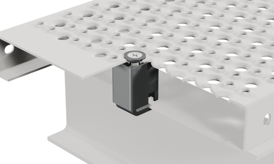 BPR Cast metal washer with countersunk hole