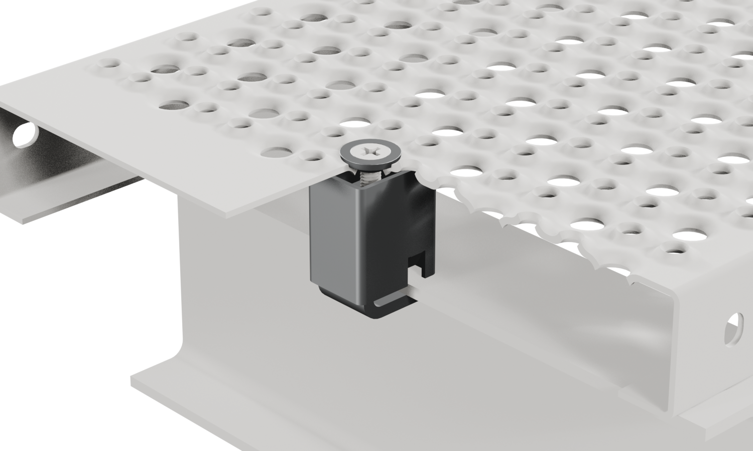 MEISER: BPR Cast metal washer with countersunk hole